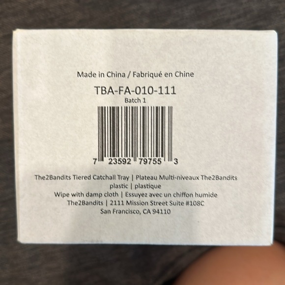 NWT- 2 Bandits Brand 3 Tier Jewelry/Accessory Tray - Picture 4 of 5